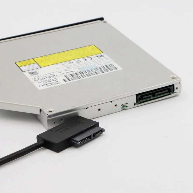 Тонкий SATA кабель с USB 2 0 на 7 + 6 Внешнее питание для ноутбука адаптер конвертер