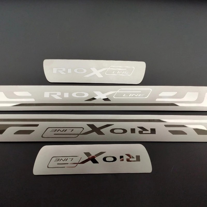 Автомобильные стильные аксессуары из нержавеющей стали Накладка на порог защита