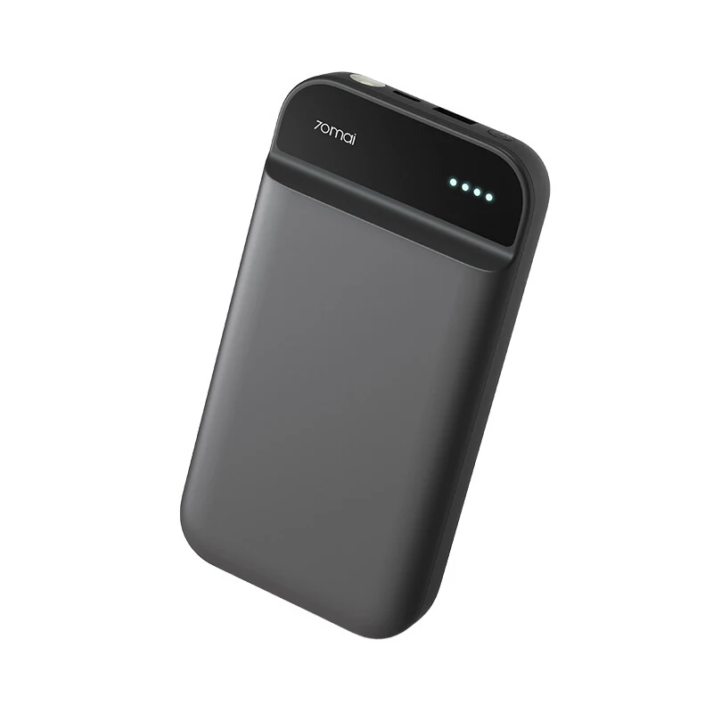 Черный 70mai автомобильное пусковое устройство power Bank 600A портативное автомобильное зарядное устройство 12В пусковое устройство бензиновый дизельный автомобильный стартер - Цвет: Черный