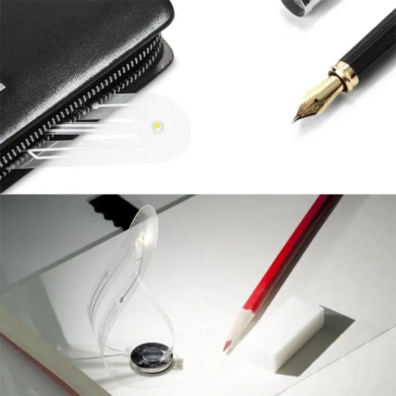 

Ultra Thin LED Mini Bookmark Lamp Folding Book Lights Eye Protection Light Reading Lighting