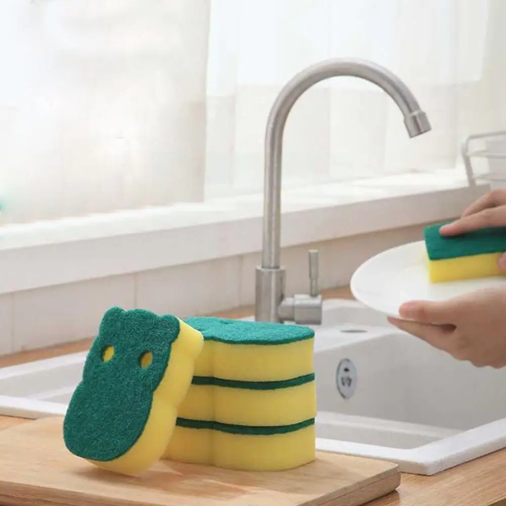 

Wipe Housework Cleaning Dish Cloth Rag Kitchen Dishwashing Sponge Sponge 1pcs Pad Pad Scouring Scouring R8J7