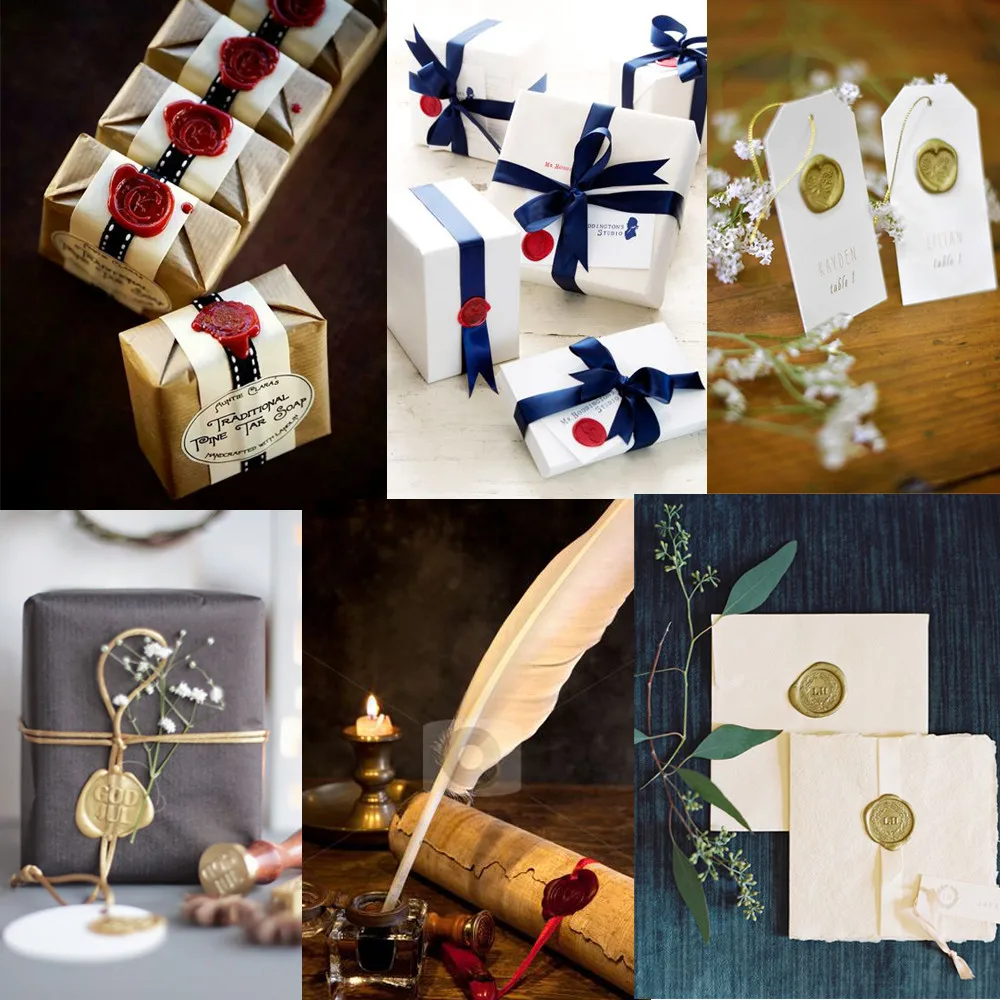 Палочка для воска традиционная плавильной свечи штампы буквы конверты свадебных