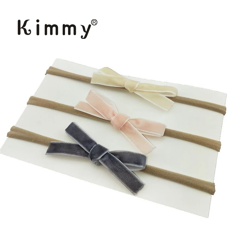 

5 sets Fashion winter new hair accessories little girls kids hair band sweet velvet headband