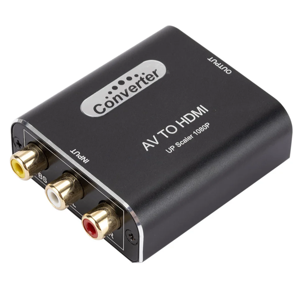 1080P RCA AV к HDMI-композитный конвертер адаптер AV2HDMI для ТВ PS3 PS4 ПК DVD Xbox проектора с