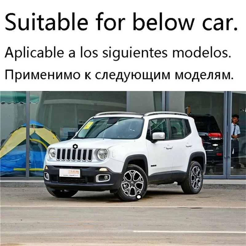 Auto Upgraded Protecter Automobile Accessories Rear Diffuser Styling Front Tunning Car Lip Bumper 16 17 18 FOR JEEP Renegade | Автомобили