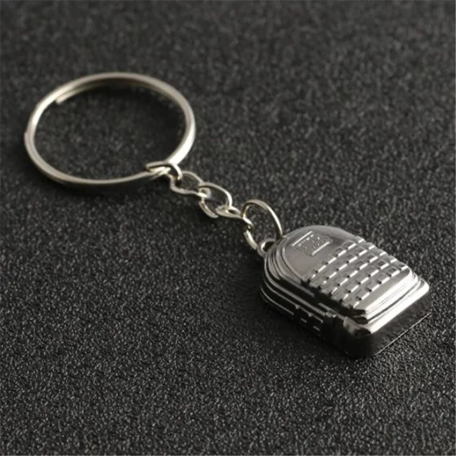 Cosplay PUBG Keychain Playerunknowns Battlegrounds Backpack Armor Helmet Pan 98k Flare Gun Keyring Key Chain Prop | Тематическая