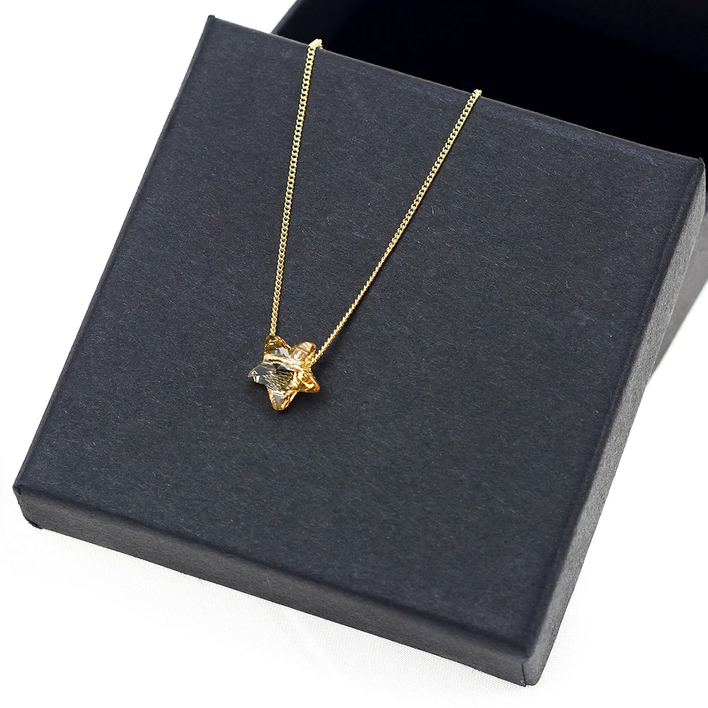 BAFFIN, простая звезда, бусы, ожерелья, подвески, кристаллы от Swarovski, серебряная цепочка, ожерелья для женщин, Офисная бижутерия
