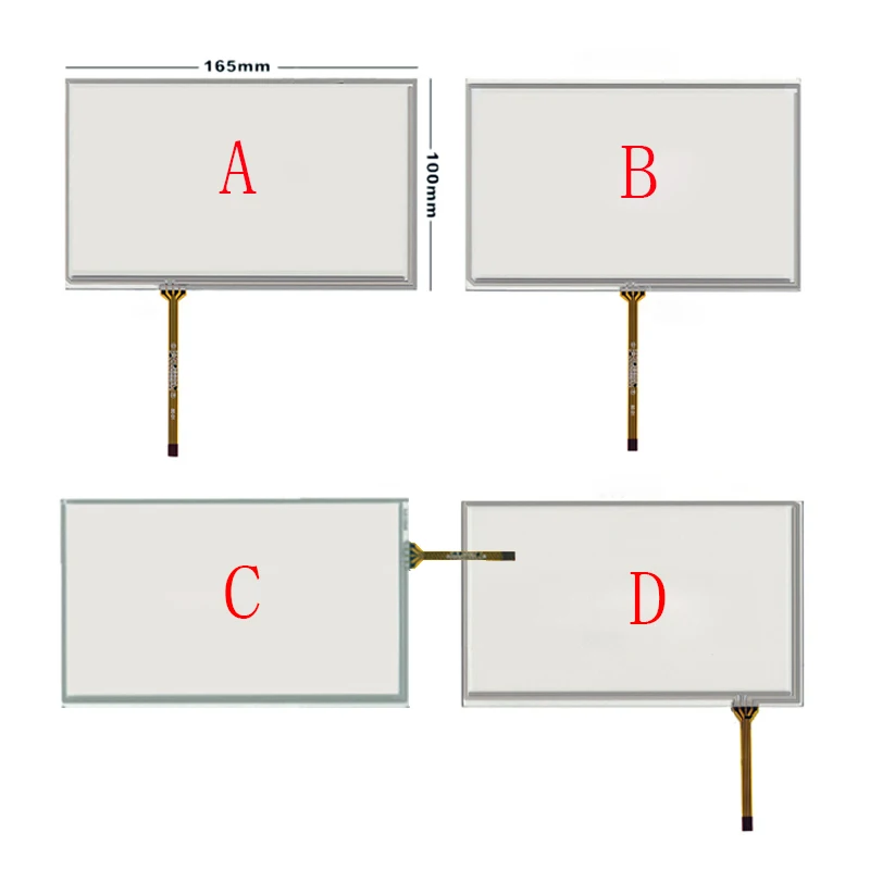 Новый 7-дюймовый сенсорный экран Innolux AT070TN92 / AT070TN93 / AT070TN90 дигитайзер Панель 165*100 мм