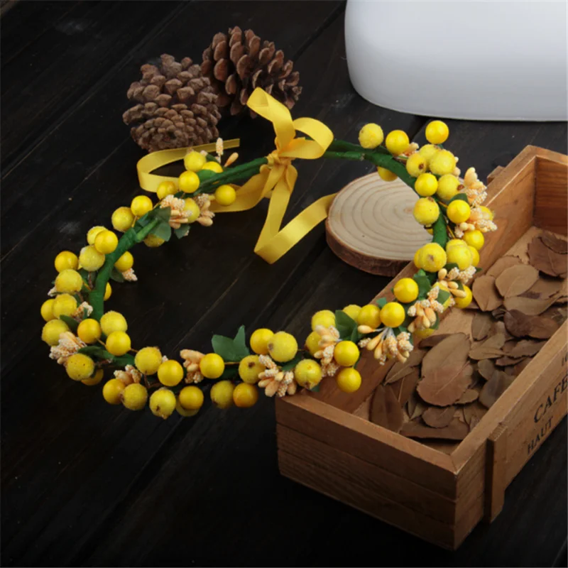 Женский ободок с цветами и короной 5 шт.| |