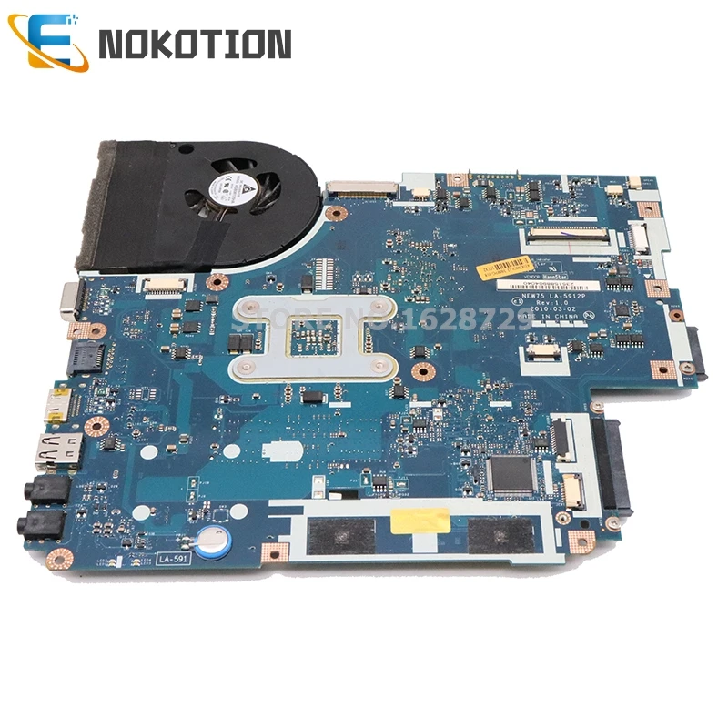 Материнская плата NOKOTION MBPTQ02001 MBNA102001 для ПК Acer aspire 5551 5552 5551G 5552G совместима с