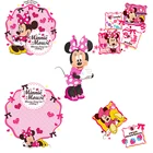 Виниловая наклейка с изображением розового и симпатичного Минни для одежды, недорогая простая в использовании плотная и не выцветающая наклейка с изображением сердца