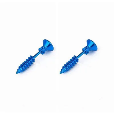 Серьги гвоздики в стиле панк 1 пара винтовые украшения унисекс для пирсинга из