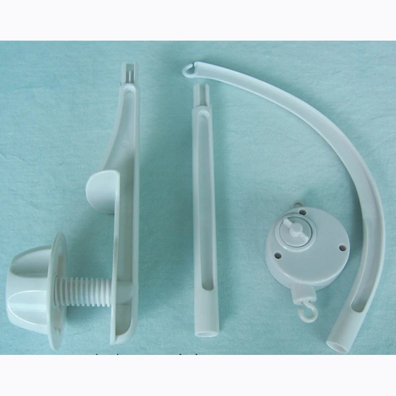 

Baby Toy White Rattles Bracket Set Crib Mobile Bed Bell Holder Arm Wind-up Music Box toys for baby 0-12 month