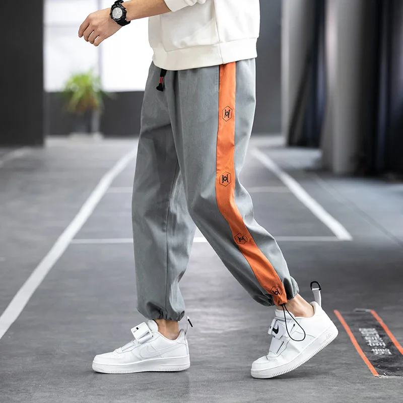 

Брюки мужские повседневные, эластичные дышащие штаны, приталенные, в Корейском стиле, спортивные, маленькие, на весну