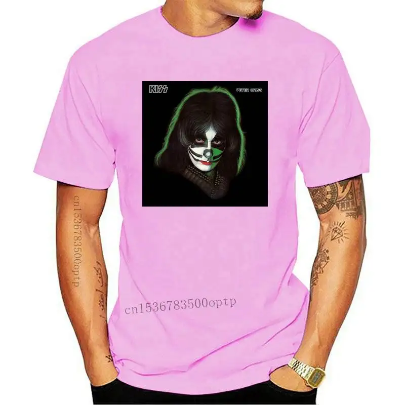 

New Kiss 1978 PETER criss T-shirt black 2021 Fashion T Shirt Men Cotton Free Shipping Summer Fashion