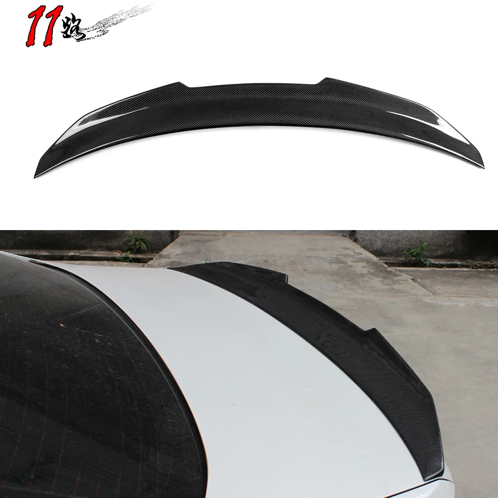 Задний спойлер из углеродного волокна HighKick для багажника автомобиля крышка