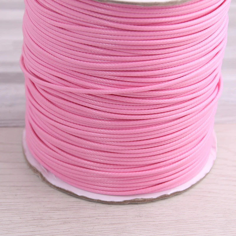 pink Сладкий колокол 30 метров 1,5 мм 13 цветов смешанный шнурок из искусственной кожи& Веревка Diy ювелирных изделий Аксессуары, модные украшения изготовление материала - Окраска металла: pink
