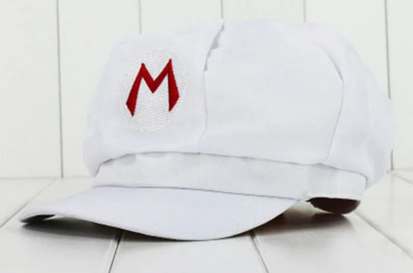 5 видов цветов! Аниме Супер шапка Марио Кепка Luigi Bros Косплей бейсбольный костюм подарок на день рождения Марио Кепка s Детский Рождественский подарок G