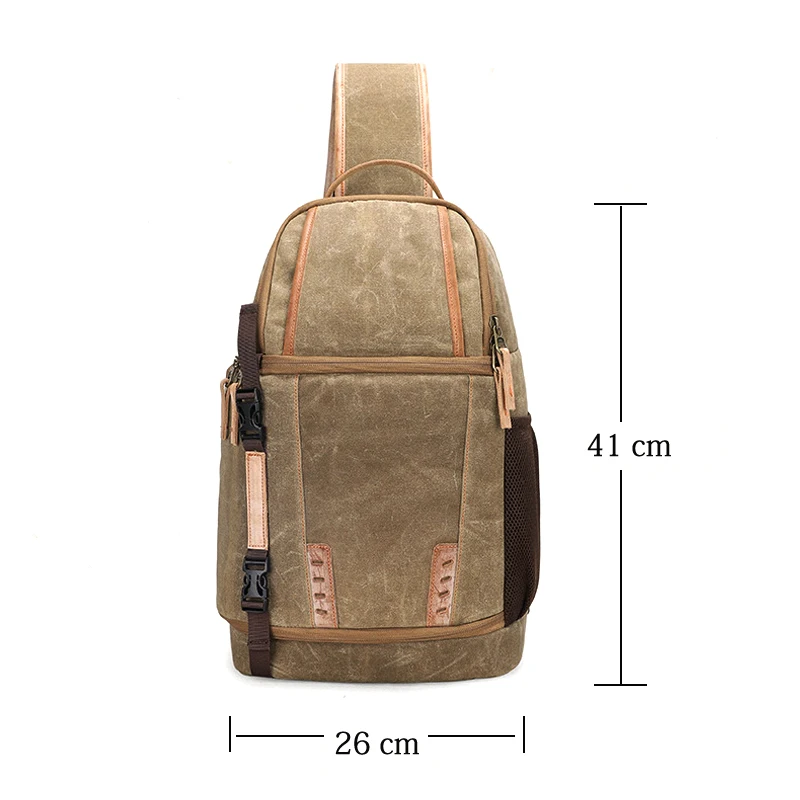 Профессиональная Брезентовая сумка для фотоаппарата фоторюкзак рюкзак чехол