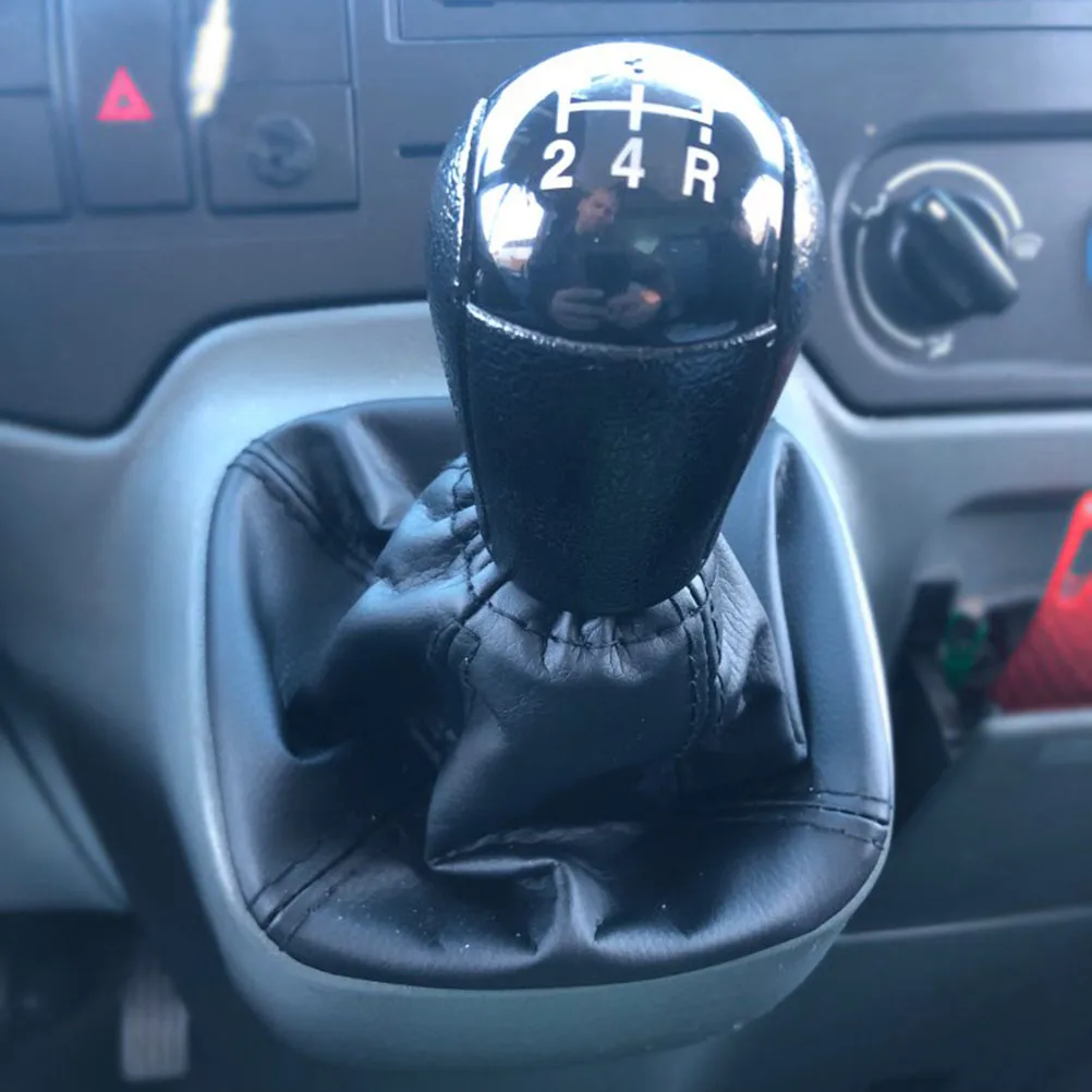 Защитный чехол на багажник Black Stitch Gear Stick Gaiter Gaitor из искусственной кожи для Ford Transit