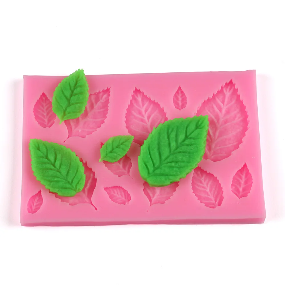 

1 шт., силиконовая форма в виде листьев