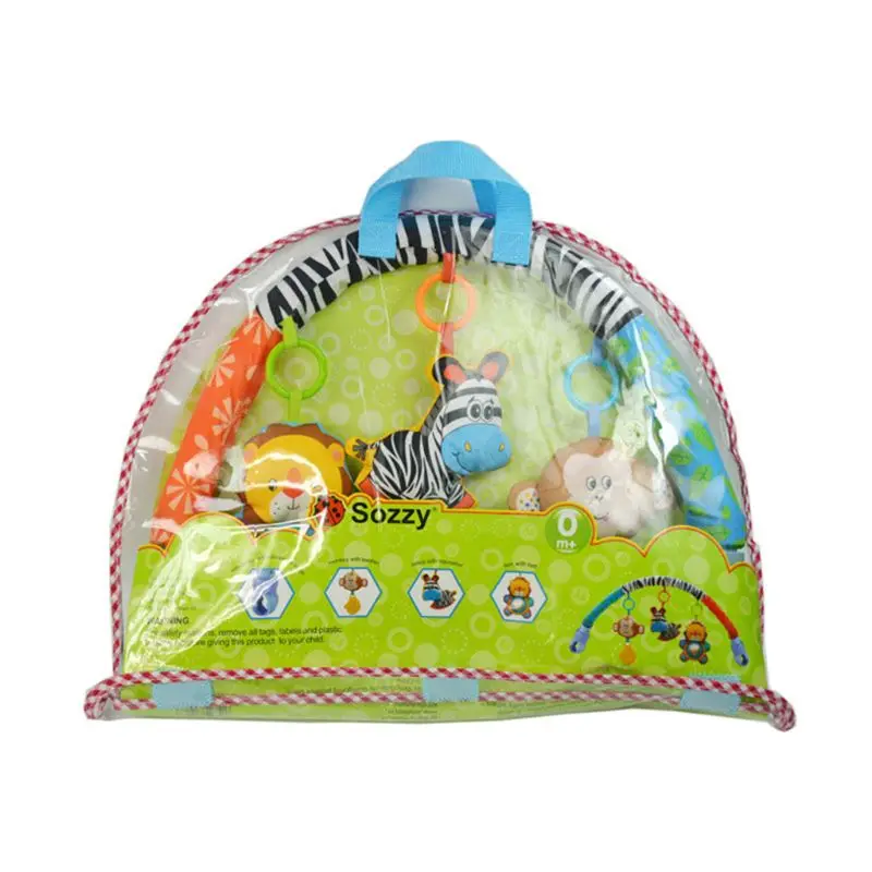

Baby Stroller Hanging Toys Soft Plush Rattles Ring Bell Infant Educational Toy