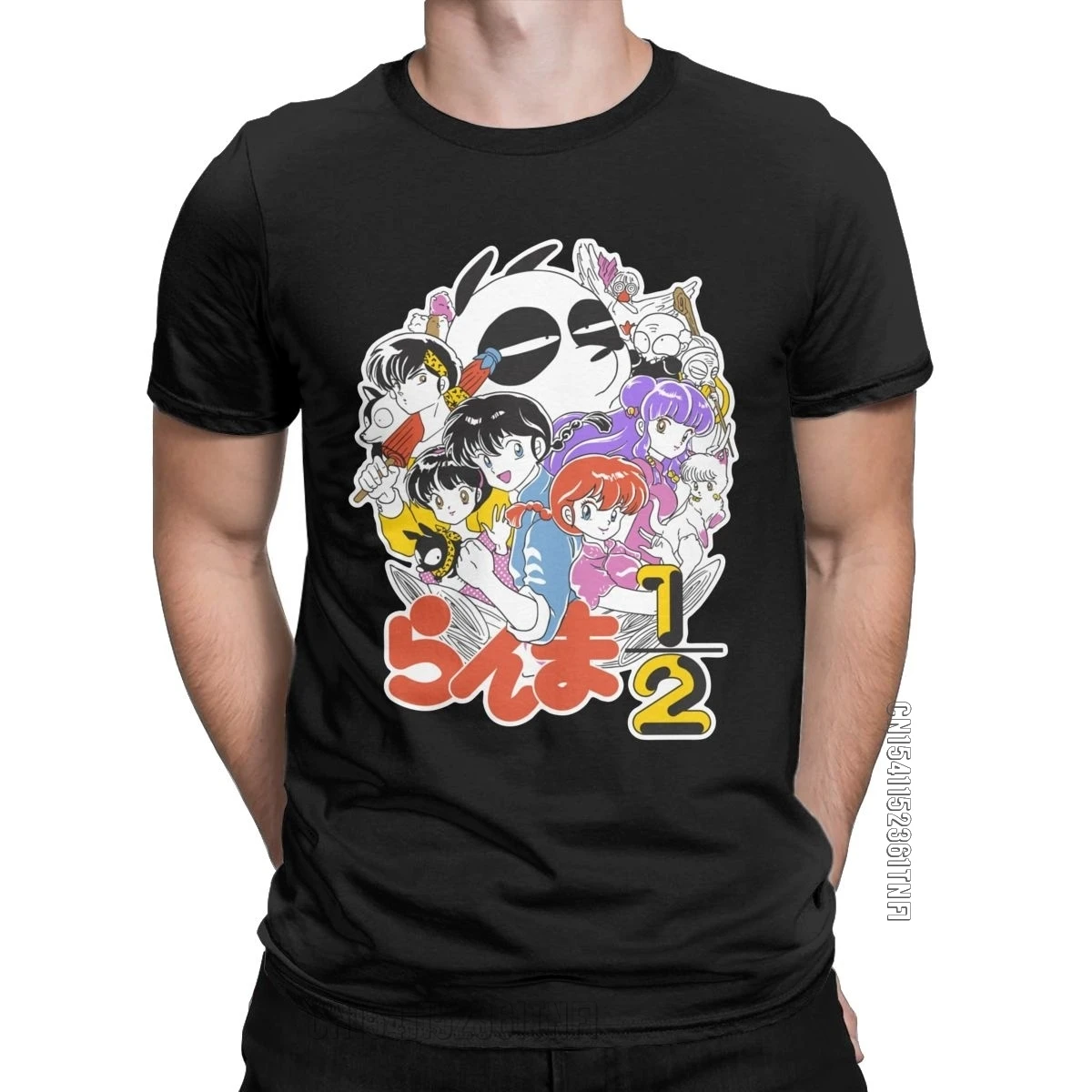 

Men Ranma 1/2 Changing Warrior T Shirt 100% Cotton Clothes Vintage Classic Short Sleeve Crewneck Tee Shirt Printed T-Shirts