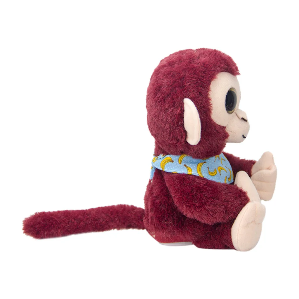 

Cute imitation pet talking monkey repeat what you said electronic plush toy cute toy child child birthday present L4