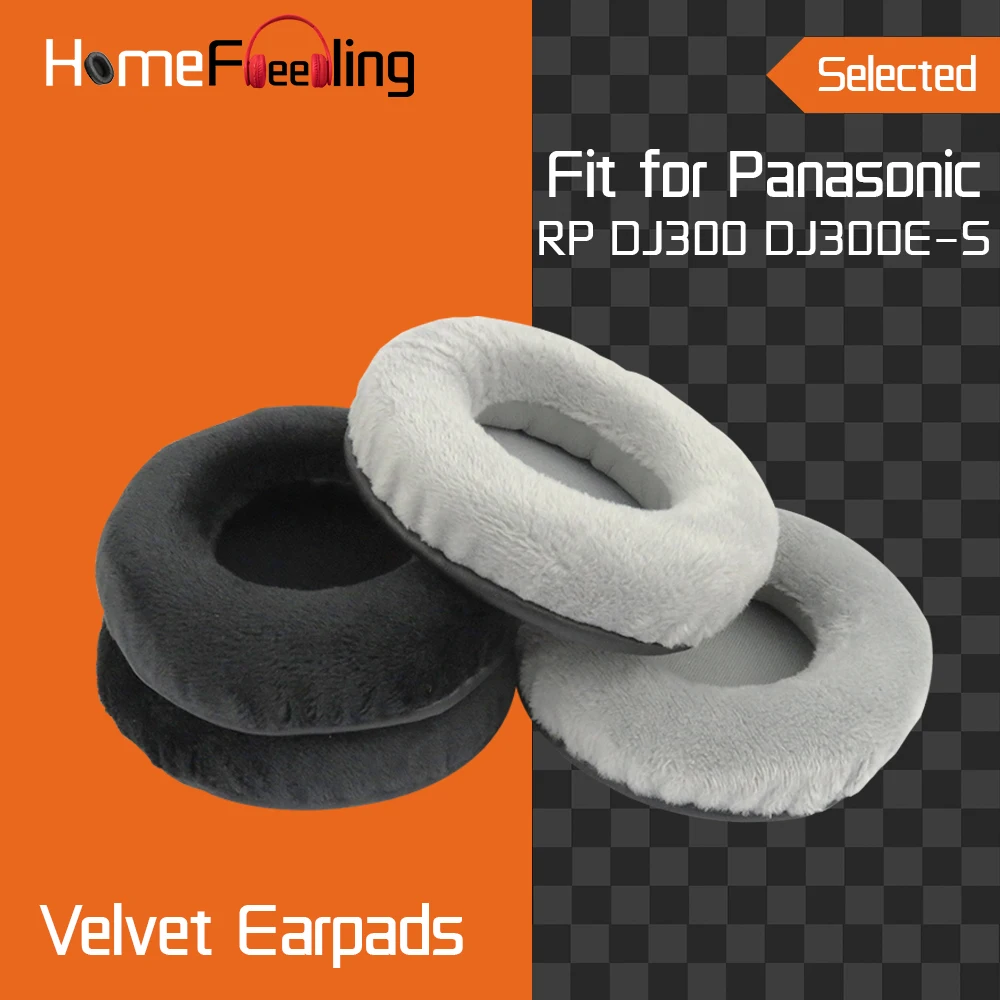 

Homefeeling Earpads for Panasonic RP DJ300 DJ300E-S Headphones Earpad Cushions Covers Velvet Ear Pad Replacement