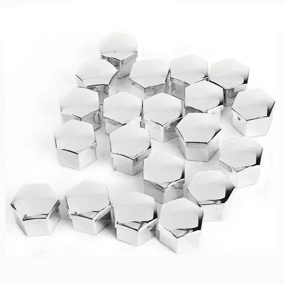 Крышка для автомобильного болта с гайкой серебряная Ступица колеса 19 мм