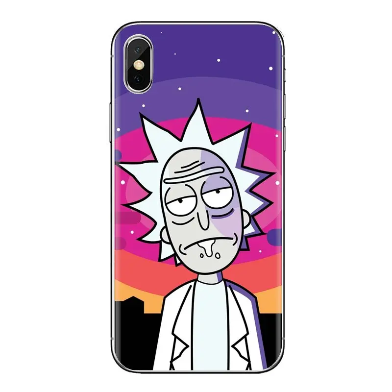 Transparent Soft Cases Covers For Huawei Mate Honor 4C 5C 5X 6X 7 7A 7C 8 9 10 8C 8X 20 Lite Pro fashion cartoon Rick and Morty |