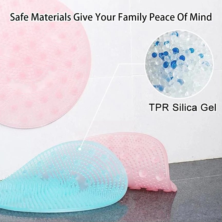 Силиконовая щетка для ванной и душа Массажная стоп антискользящие коврики