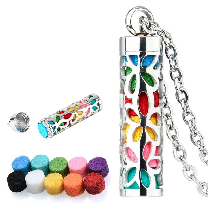 Ожерелье Sweetvally с распылителем эфирного масла женское ожерелье подвесками