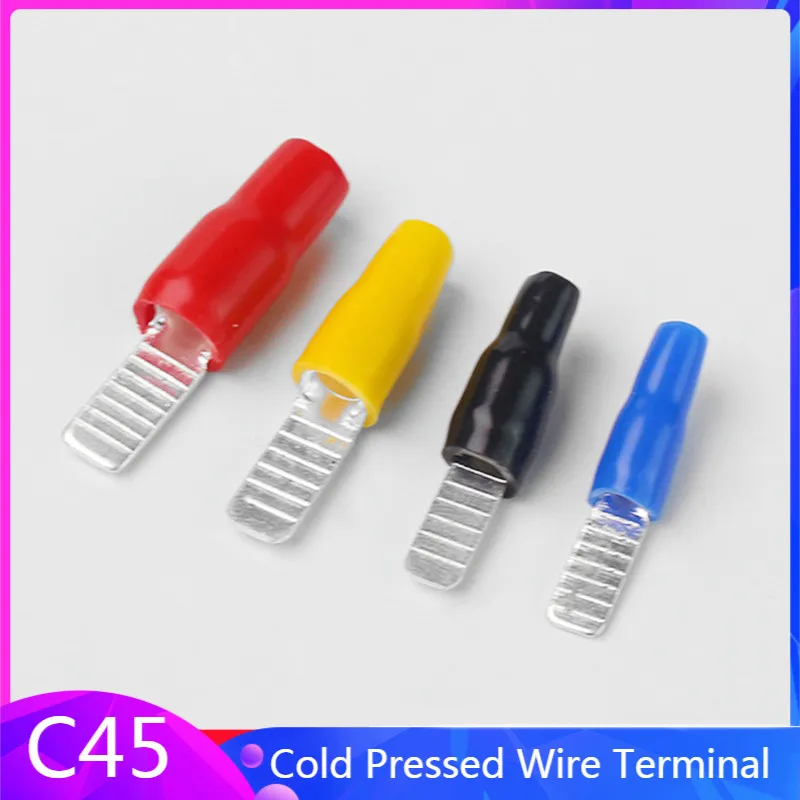 

1.5/2.5/4/6/10 Cold Pressed Wire Terminal DZ47 Air Switch, Pin Connection, Copper Wire Nose, C45 Square Insert Terminals