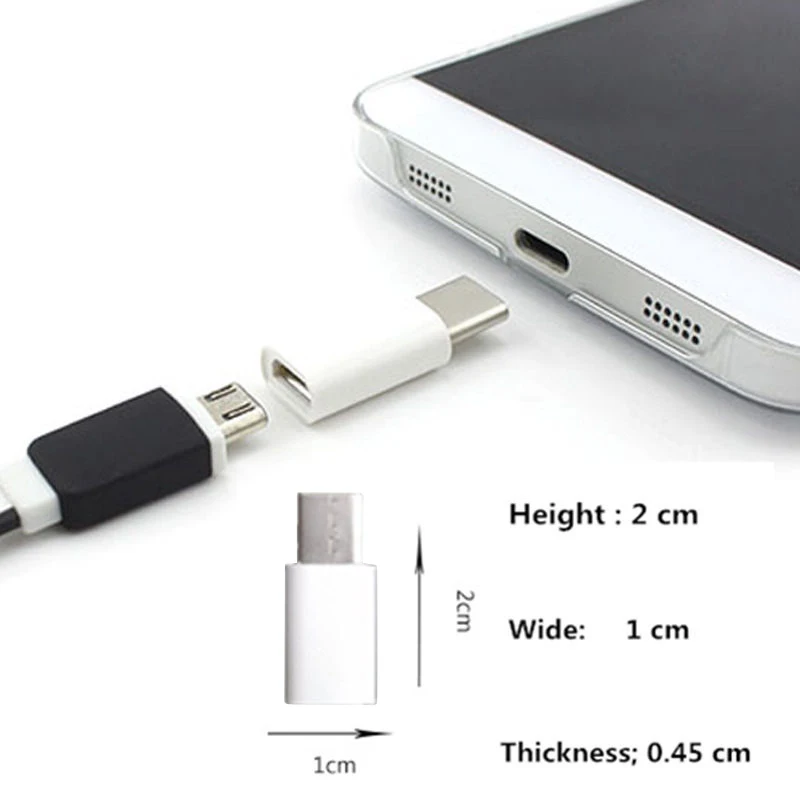 Универсальный адаптер Micro USB на C BrexLink Type преобразователь соединитель быстрая