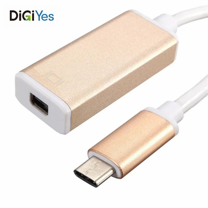 18,2 см компактный USB 3,1 type-C для мини DP адаптер для смартфонов и Macbook