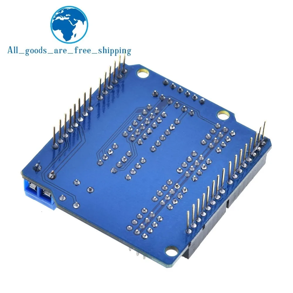 TZT V5 Датчик Щит Плата расширения щит для Arduino UNO R3 V5.0 электронный модуль Датчик Щит V5 Плата расширения