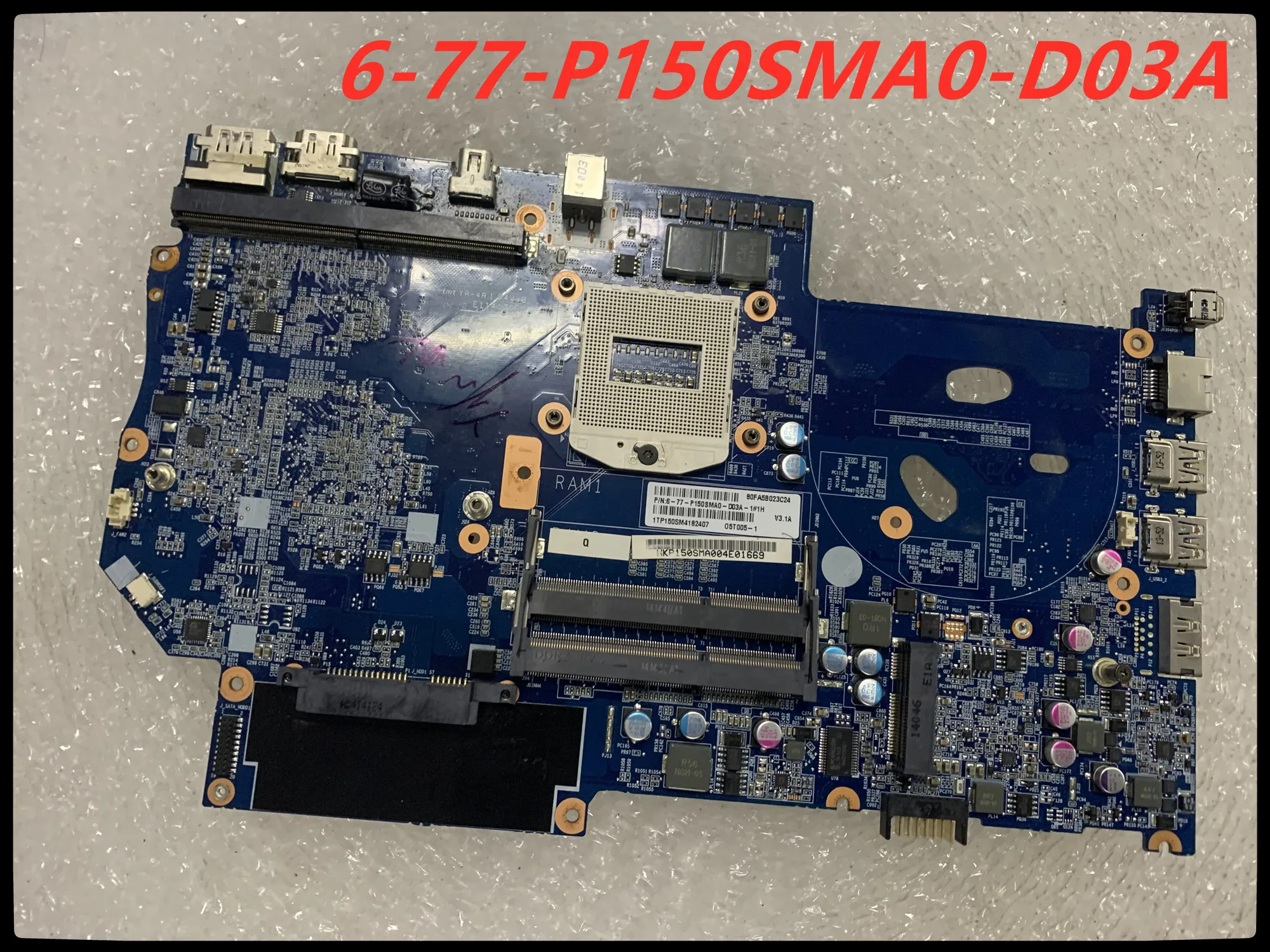Натуральная 6-77-P150SMA0-D03A для Clevo P150SM материнская плата P150SMMB-0E NKP150SMA004 отлично