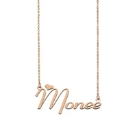 monee name necklace custom name necklace for women girls best friends birthday wedding christmas mother days gift
