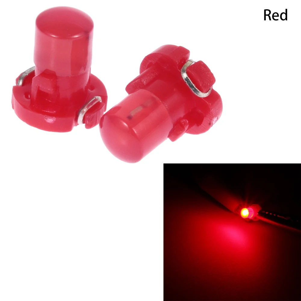 Red 1 шт. T3 COB 12V Клин СВЕТОДИОДНЫЙ Прибор лампа приборной панели индикатор приборной панели свет Панель лампы Автомобильные светодиодные лампы автомобильные аксессуары - Цвет: Red