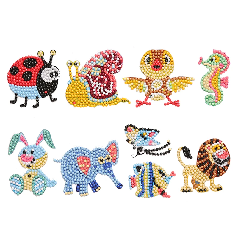 

5D DIY Diamond Painting Kits for Kids Nature Pattern 5D DIY Diamond Painting Stickers Paint By Number for Kid & Adult Beginner