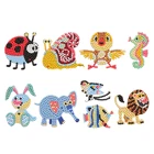 5D DIY наборы для алмазной живописи для детей с природным узором 5D алмазная вышивка картины-наклейки сделай сам краска по номеру для детей и взрослых начинающих