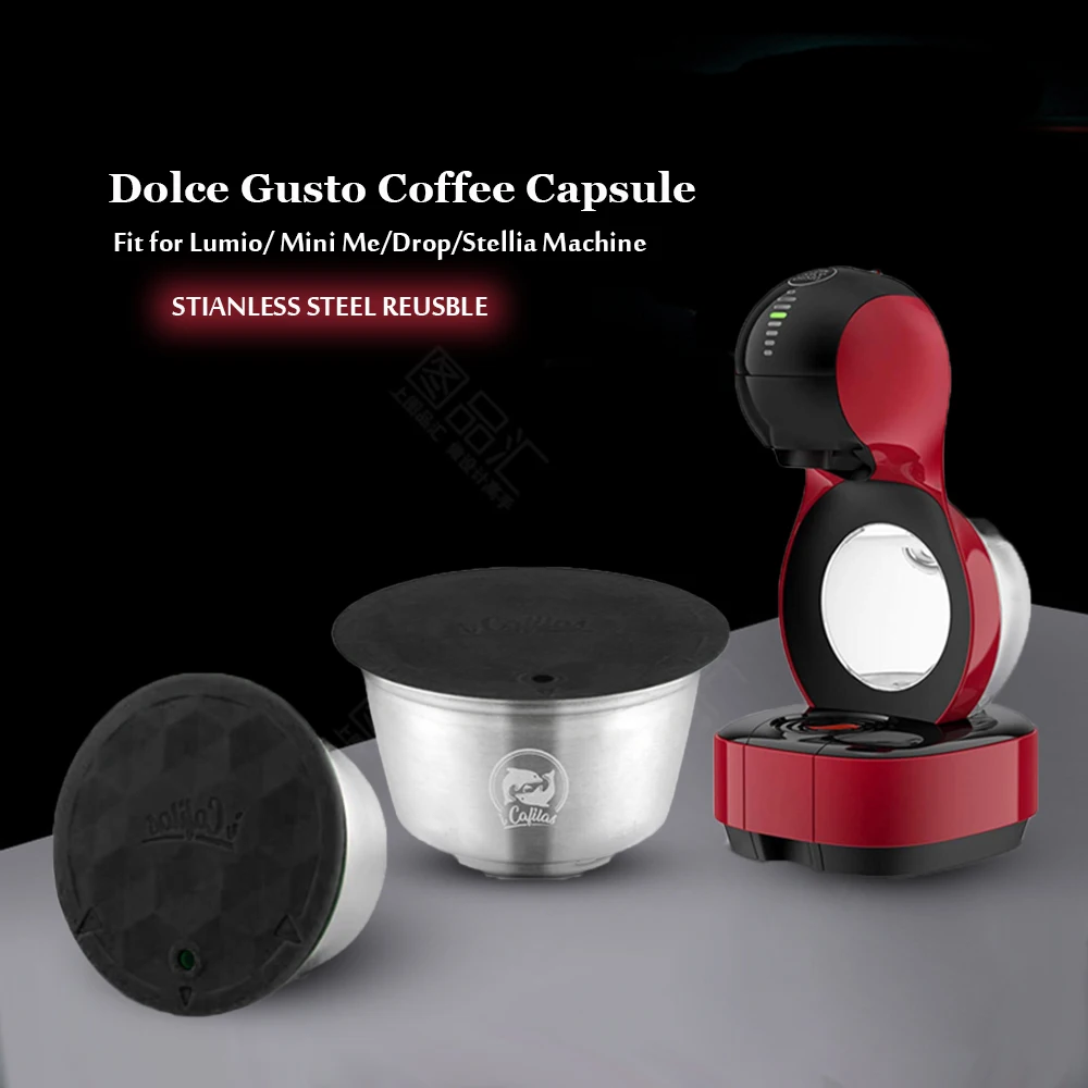 Многоразовые капсулы icafilasиз нержавеющей стали для Dolce Gusto многоразовый фильтр Dolci