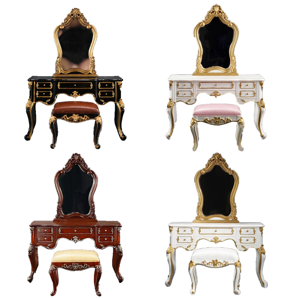 

1/6 Scale European Retro Dressing Table Model for HT 12'' Female Figures