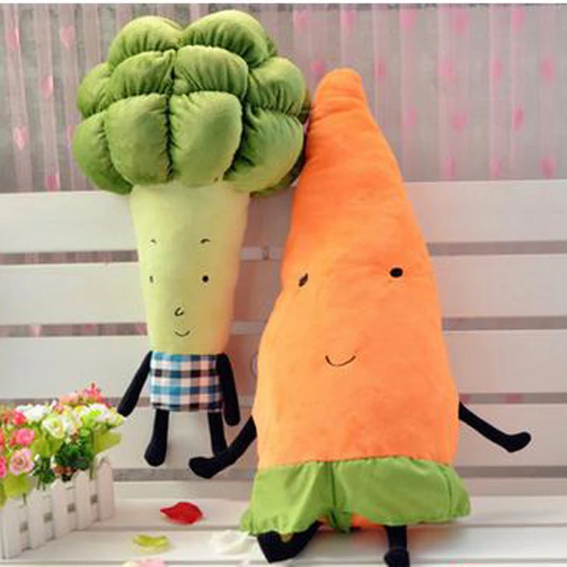 Мягкие животные плюшевый домашний декор креативные овощи морковь кукла игрушки