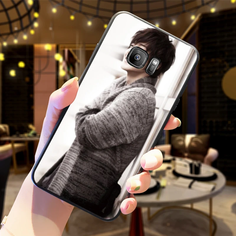 EXO Baek Hyun чехол для samsung S6 S7 EDGE S8 S9 PLUS Мягкий силиконовый S10 NOTE 8 9 M20 M10 M30 Coque Funda |