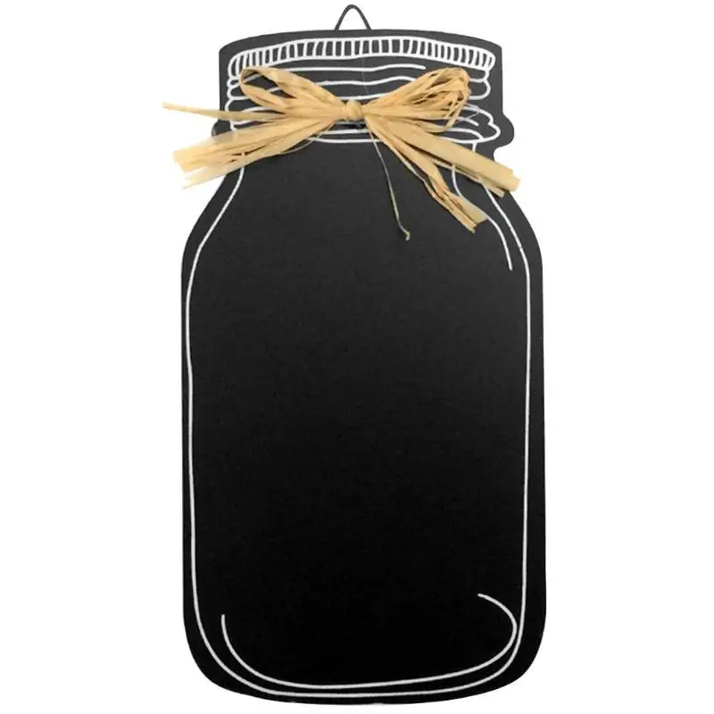 Wooden Milk Cans Drift Bottles Chalkboard Blackboard List Greetings Plate |
