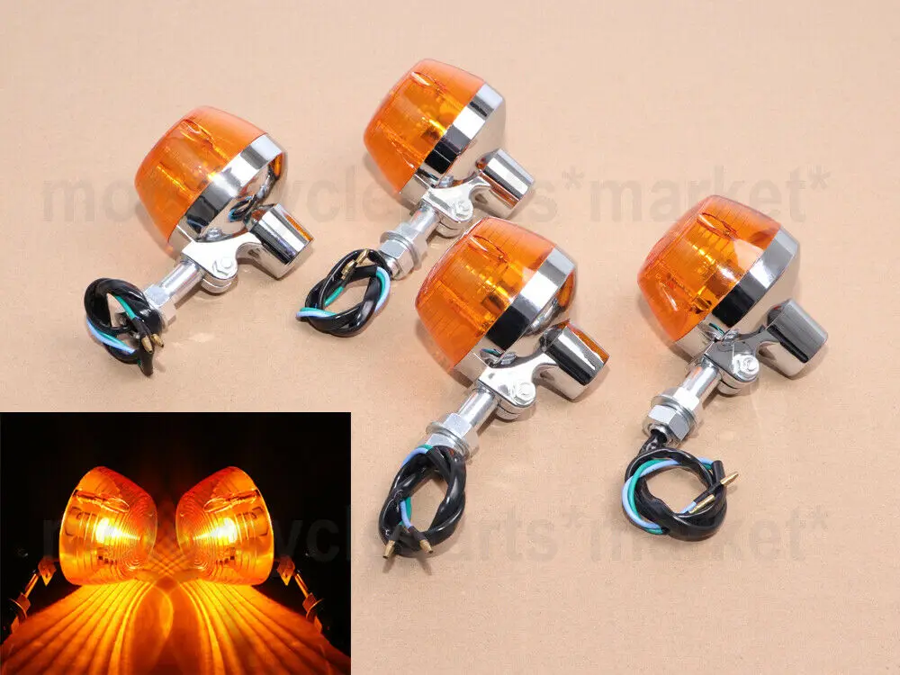 Универсальный мотоциклетный Янтарный указатель поворота 10 мм БОЛТ задний фонарь