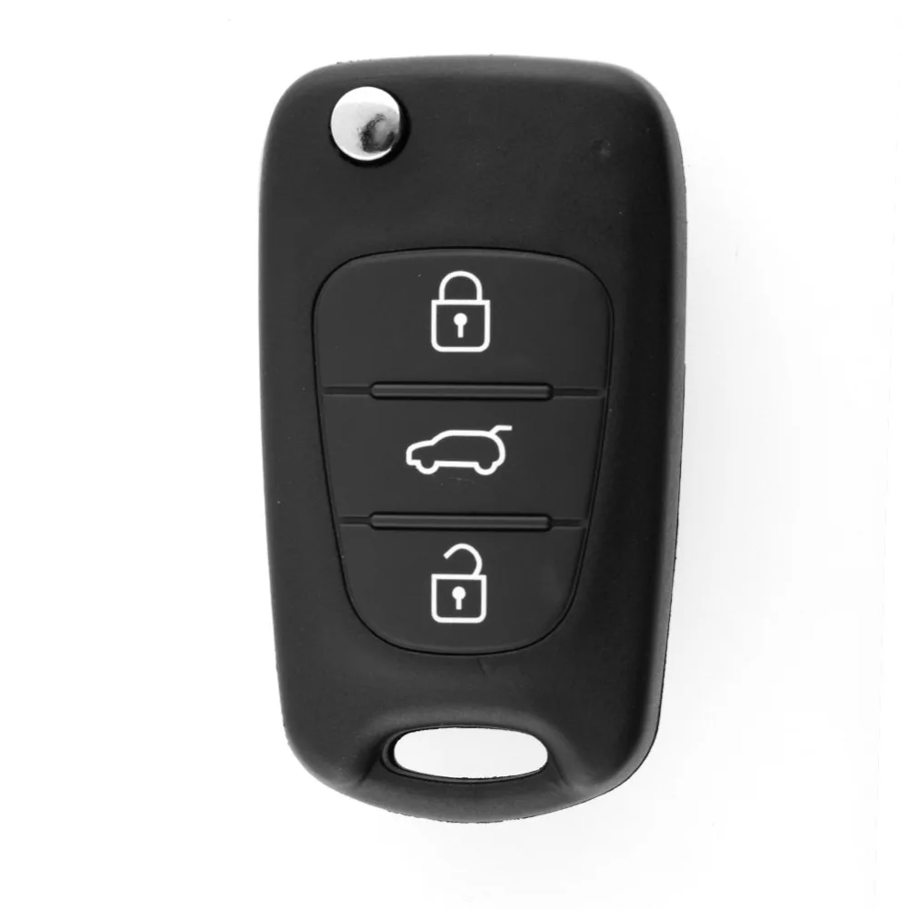 

Replacement Folding Remote Keyless Entry Key CASE Shell 3 BUTTONS For KIA SORENTO SPORTAGE CERATO RIO Uncut Blade