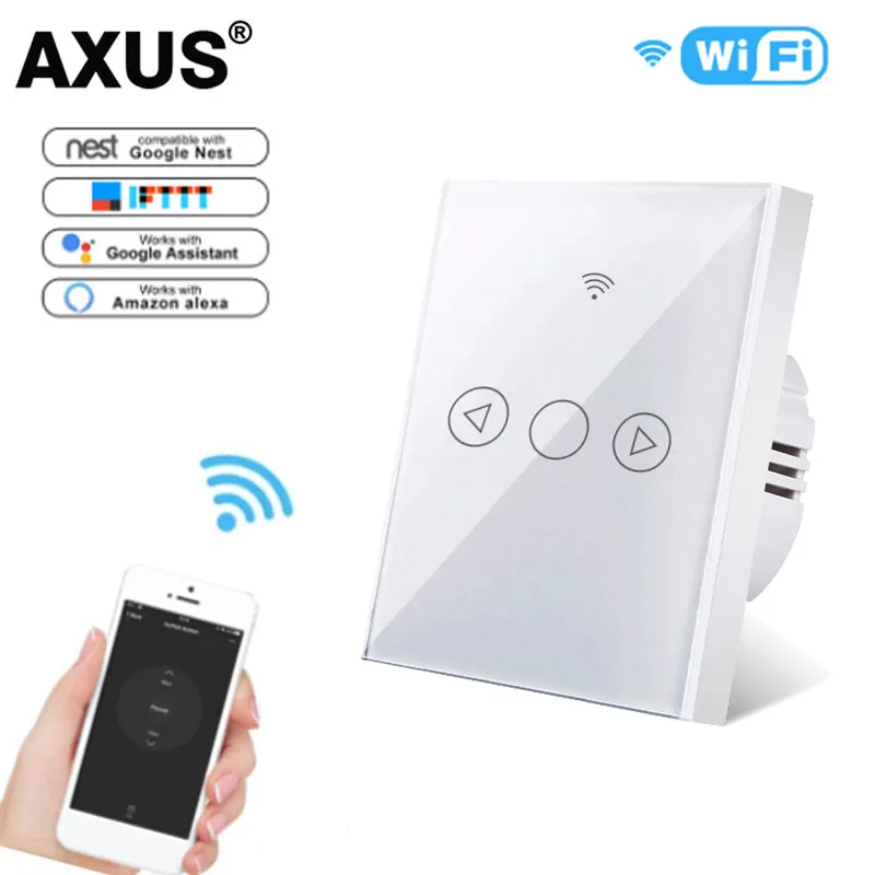 Настенный сенсорный выключатель ACUS с регулировкой яркости и поддержкой Wi-Fi |